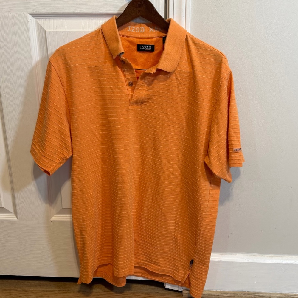 Izod Men's Bright Orange Polo Shirt